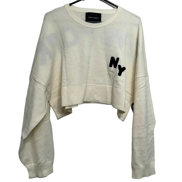 Spirit Jersey NWT’s cropped New York sweatshirt. Size XXL - Picture 1 of 7
